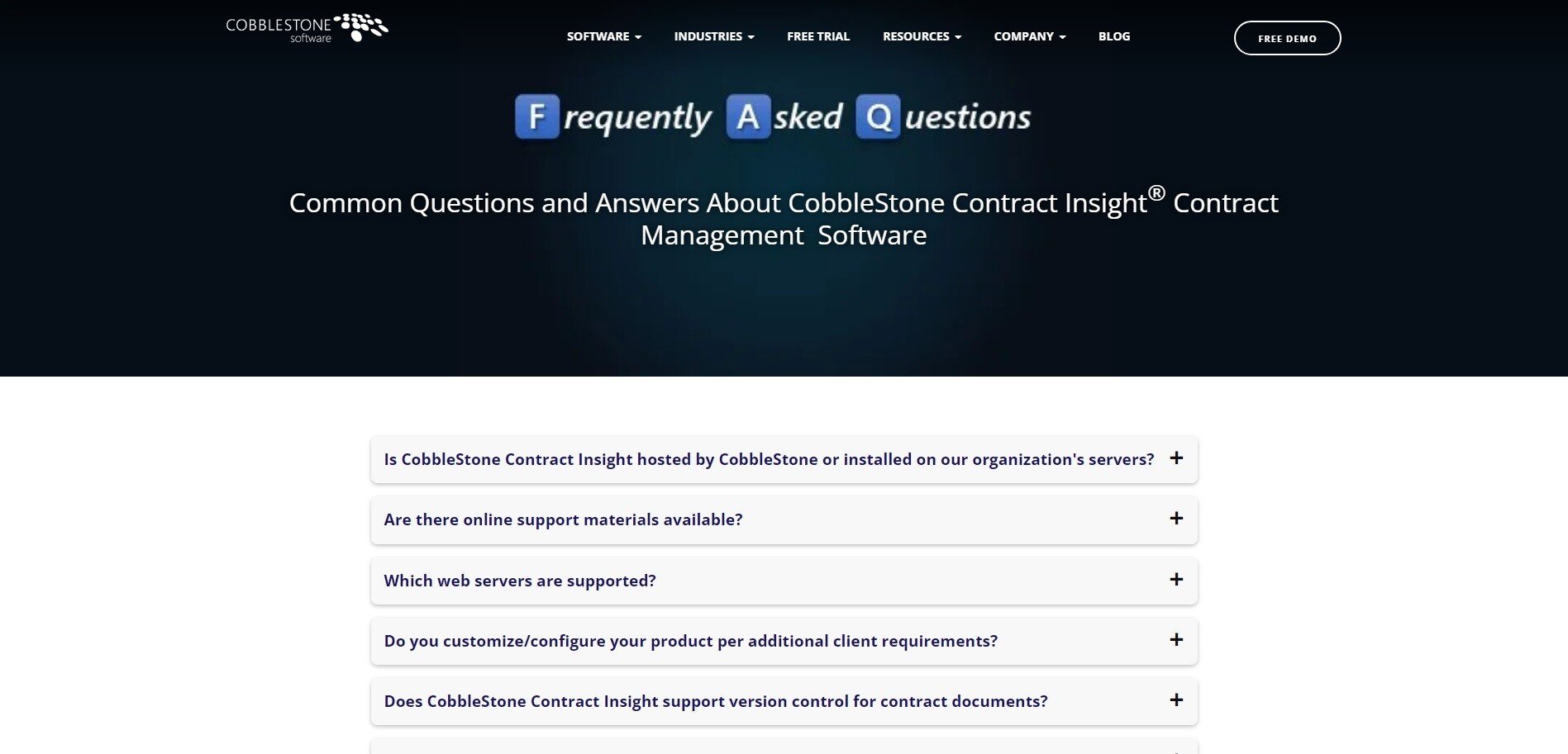 CLM Software FAQ